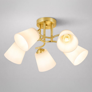 Lampa sufitowa Pafos ML2766 złoty E27 - Milagro
