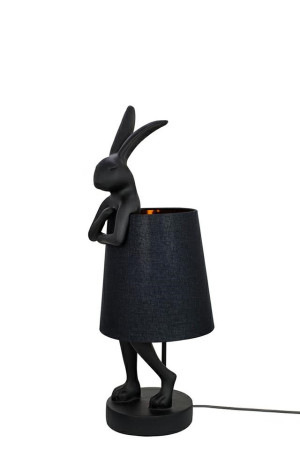 Lampa stołowa KARE lampa stołowa RABBIT 50 cm czarna / czarna – Kare Design