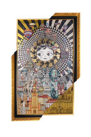 Obraz WARSAW GIRL 110x174 cm – King Home