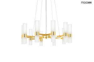Lampa wisząca TUBS 10 złota – Moosee