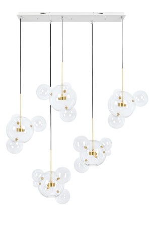 Lampa wisząca CAPRI LINE 5 złota – Moosee