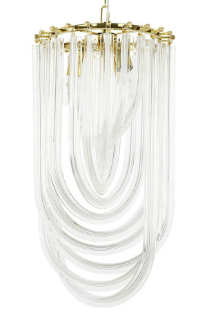Lampa wisząca MURANO L złota – Moosee
