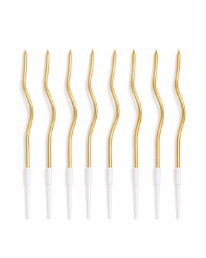 Dekoracja Zestaw 36 świeczek SHP TWIST złoty – SHP