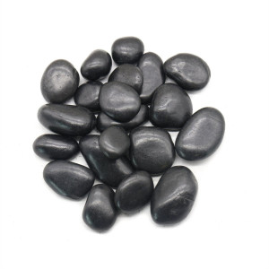 Kamień OTOCZAK 3-5 cm 10 kg polerowany czarny – King Home