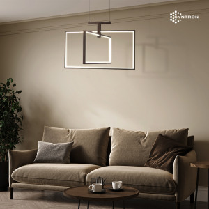 Lampa Wisząca Wisząca Brąz 45W - DomenoLED