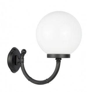 Kinkiet zewnętrzny Kule Classic 60W IP43 czarny K 3012/1/K 250 P Su-Ma