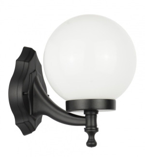 Kinkiet zewnętrzny Kule Classic 60W IP43 czarny K 3012/1/K 200 Su-Ma