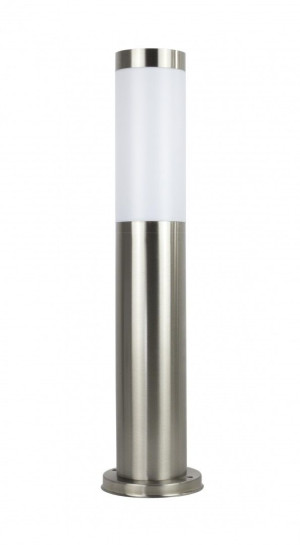Lampa ogrodowa stojąca Inox 40W IP44 srebrna ST 022-450 Su-Ma
