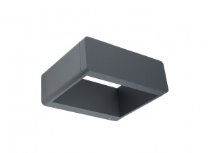 Kinkiet zewnętrzny Form B 9W IP65 ciemny popiel FLS-K100 Su-Ma