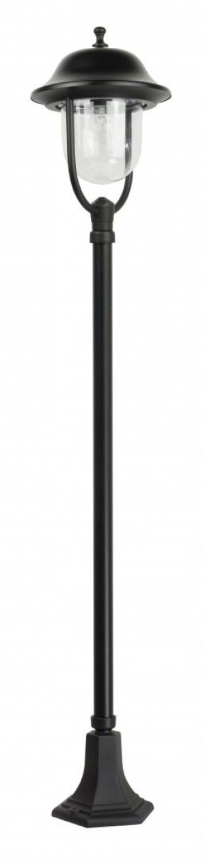 Lampa ogrodowa stojąca Prince 60W IP43 czarna K 5002/1/O Su-Ma