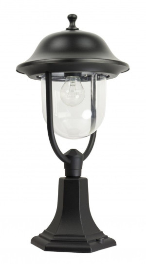 Lampa ogrodowa stojąca Prince 60W IP43 czarna K 4011/1/O Su-Ma
