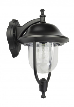 Kinkiet zewnętrzny Prince 60W IP43 czarny K 3012/1/O Su-Ma
