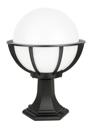 Lampa ogrodowa stojąca Kule z koszykiem 250 60W IP43 czarna K 4011/1/KPO 250 Su-Ma