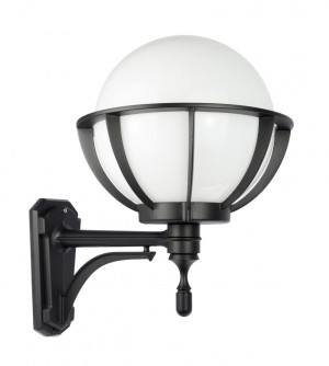 Kinkiet zewnętrzny Kule z koszykiem 250 60W IP43 czarny K 3012/1/KPO 250 U Su-Ma