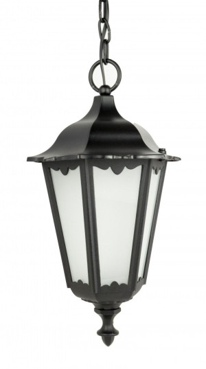 Lampa wisząca zewnętrzna Retro Classic 60W IP43 czarna K 1018/1/D Su-Ma