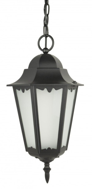Lampa wisząca zewnętrzna Retro Classic II 60W IP43 czarna K 1018/1/DH Su-Ma