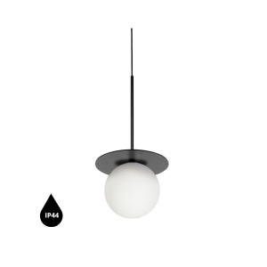 Lampa wisząca BORRA B czarny IP44 - UMMO Lighting