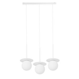 Lampa wisząca BORRA B 3L biały G9 - UMMO Lighting