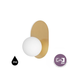 Kinkiet HANEA mosiądz IP44 - UMMO Lighting