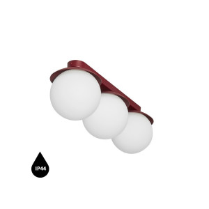 Plafon KUUL B burgundowy IP44 - UMMO Lighting