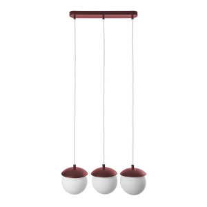 Lampa wisząca KUUL A burgundowy G9 KLA341P0 - UMMO Lighting