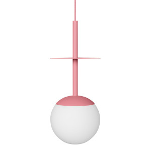 Lampa wisząca PLAAT A różowy E27 - UMMO Lighting