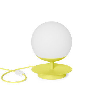 Lampa stołowa PLAAT ST żółty E27 - UMMO Lighting