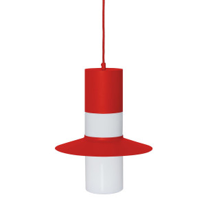 Lampa wisząca CAPONIO A czerwonopomarańczowy E27 - UMMO Lighting