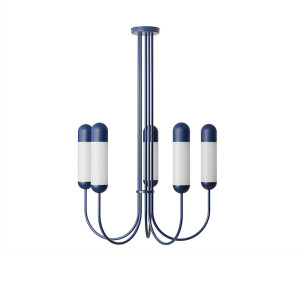 Żyrandol FUNSUI B granatowy FNB51313R02 - UMMO Lighting