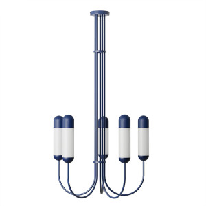 Żyrandol FUNSUI B granatowy FNB51313R03 - UMMO Lighting