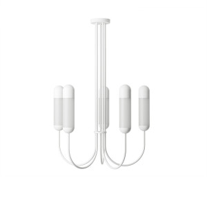 Żyrandol FUNSUI B biały E14 - UMMO Lighting