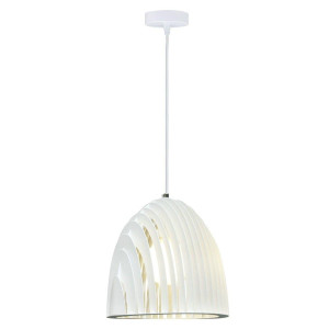 Oprawa wisząca v-tac seria pryzmat biała d250x270mm vt-7255 5 lat gwarancji