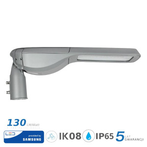 Oprawa uliczna led v-tac samsung chip 120w 302z+ class ii type 3m 0-10v vt-120st 4000k 15600lm 5 lat gwarancji