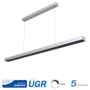 Oprawa v-tac led linear samsung chip 60w zwieszana ściemnialna ugr