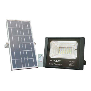 Projektor led solarny v-tac 12w ip65 vt-25w 6000k 550lm