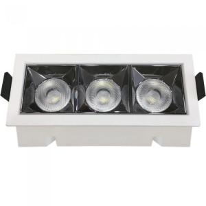 Oprawa v-tac downlight samsung chip 12w ugr19 cri90+ 12st vt-2-12 5700k 960lm 5 lat gwarancji