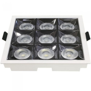 Oprawa v-tac downlight samsung chip 36w ugr19 cri90+ 12st vt-2-36 2700k 2880lm 5 lat gwarancji