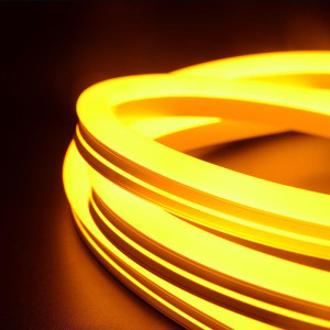 Neon flex v-tac 24v ip68 żółty 10mb cięcie co 5cm 6,5w/m ip68 vt-554 260lm