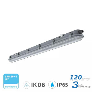 Oprawa hermetyczna led v-tac samsung chip m-series 36w 120cm 120lm/w cl vt-120036 4000k 4320lm 3 lata gwarancji