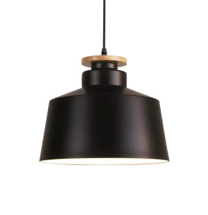 Nowoczesna lampa wisząca czarna levanti d30