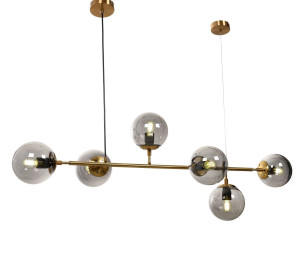 Nowoczesna lampa wisząca mosiężna ceredo w6