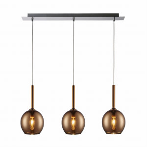 Lampa wisząca  md1629-3a/copper e14