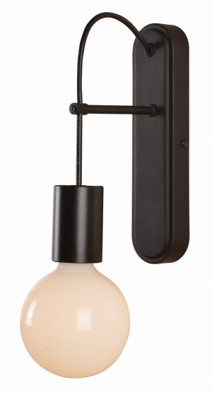 Alto lampa kinkiet 1x40w e27 czarny matowy