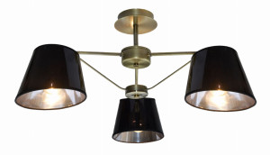 Cortez lampa wisząca 3x40w e14 patyna