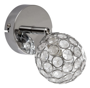 Starlet lampa kinkiet 1x40w g9 chrom/transparent