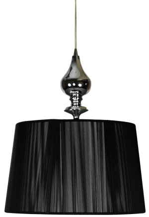 Gillenia lampa wisząca 1x60w e27 czarny