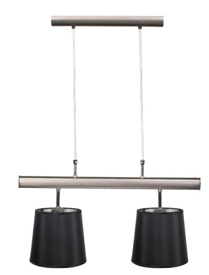 Milonga lampa wisząca 2x60w e27 satyna