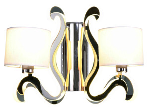 Ambrosia 1 lampa kinkiet 2x40w e14 + 12,3w led chrom