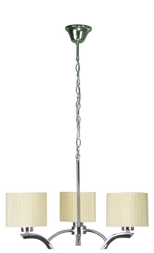 Draga lampa wisząca 3x60w e27 kremowy