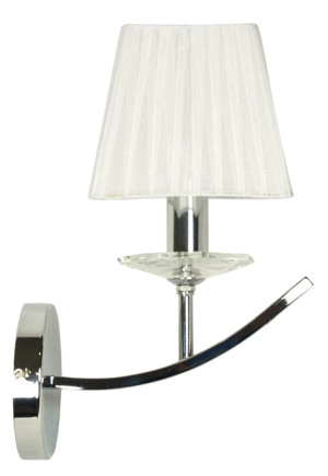 Valencia lampa kinkiet 1x40w e14 chrom 15x36